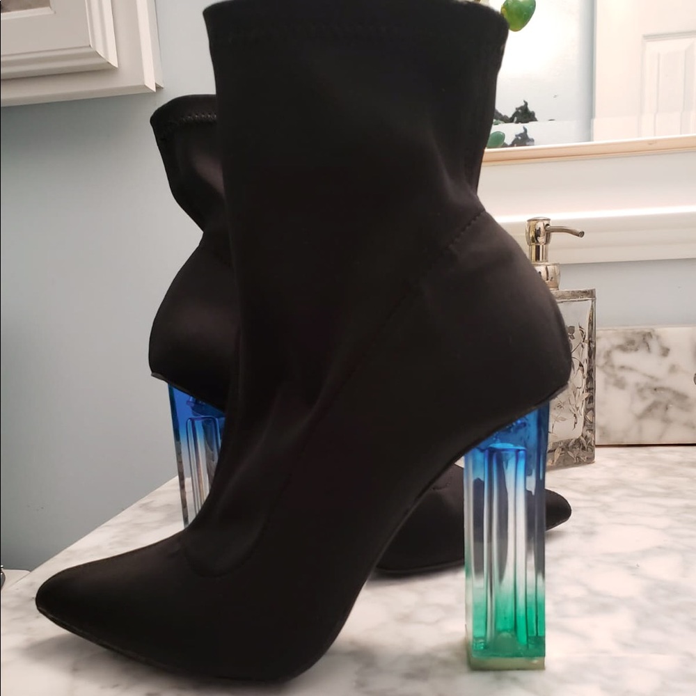 Green/Blue Fall boots